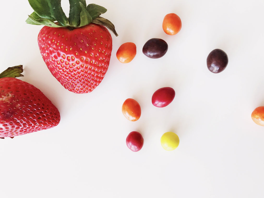 strawberries candy low vs high glycemic foods